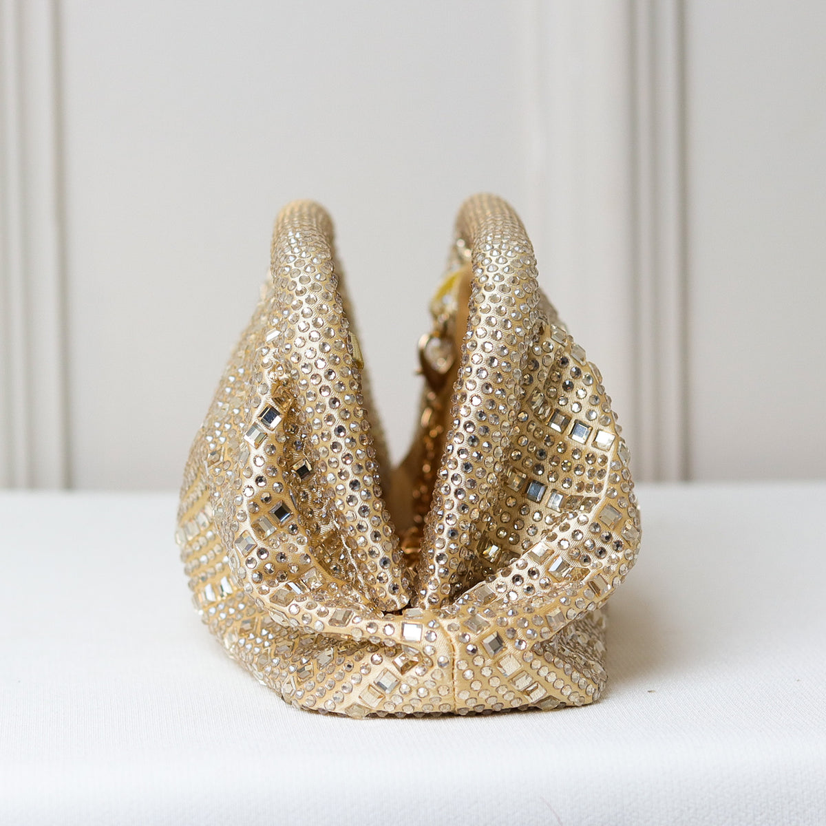 CLUTCH BOLSA STRASS BRILHO FECHO PRESSÃO