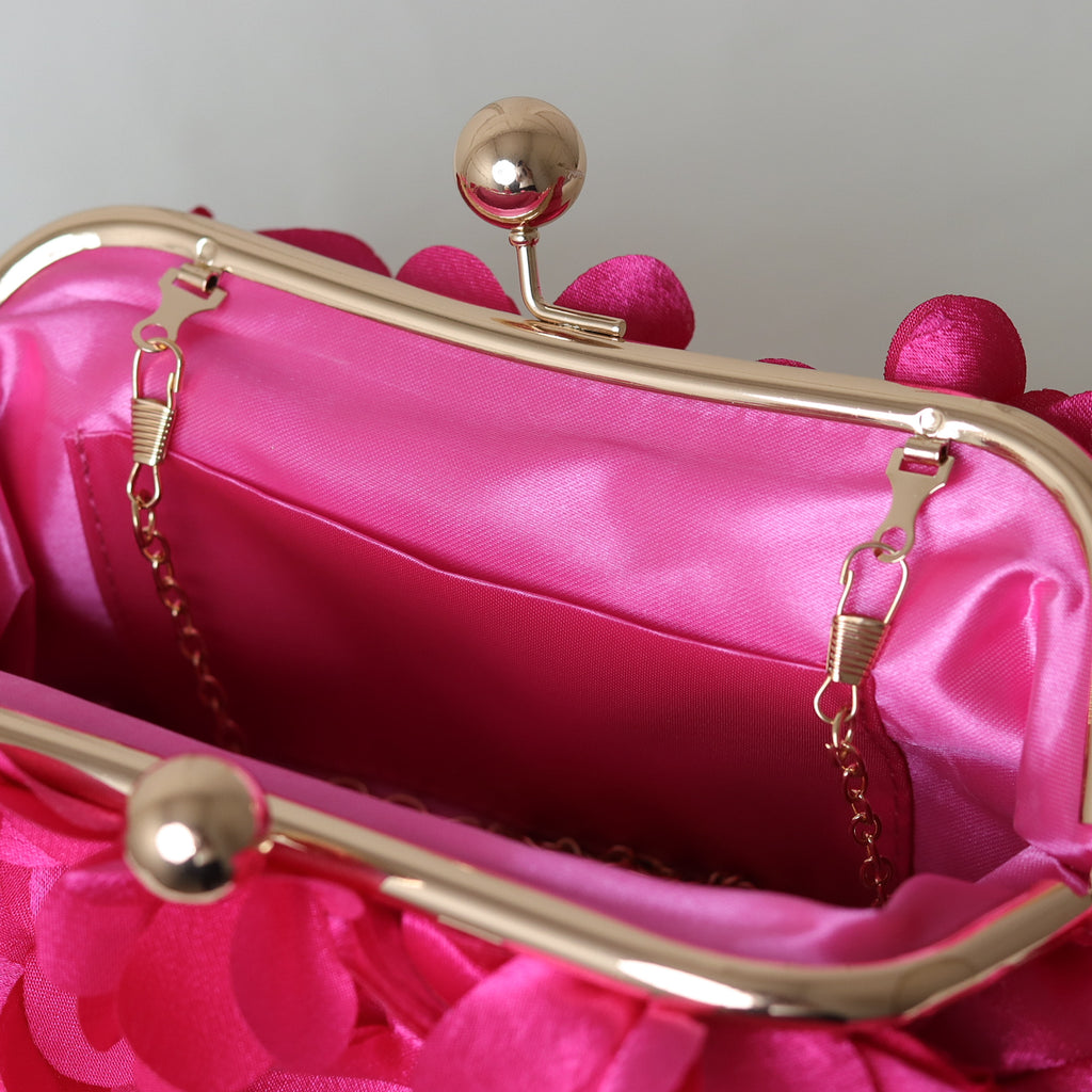 KIT FESTA: CLUTCH PÉTALA ROSA + BRINCO FESTA ROSA