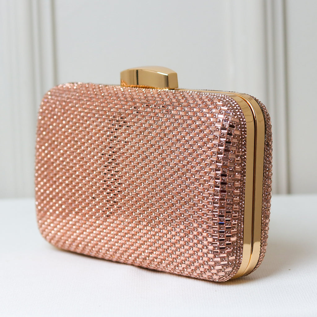 CLUTCH BRILHO STRASS RETANGULAR