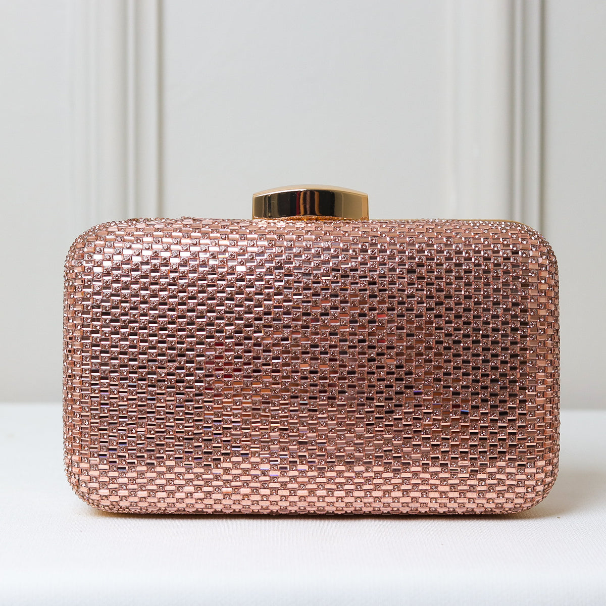 CLUTCH BRILHO STRASS RETANGULAR