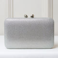 CLUTCH BRILHO FORMATO RETANGULAR FECHO MEIA ESFERA