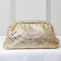 CLUTCH BOLSA STRASS BRILHO FECHO PRESSÃO