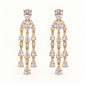 BRINCO FESTA DOURADO CASCATA TRIPLA