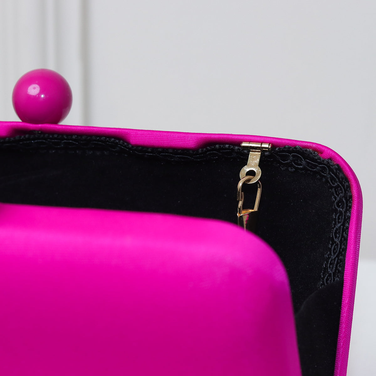 CLUTCH LISA TECIDO FORMATO RETANGULAR FECHO ESFERA DUPLA