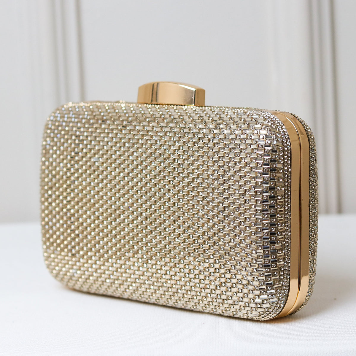 CLUTCH BRILHO STRASS RETANGULAR