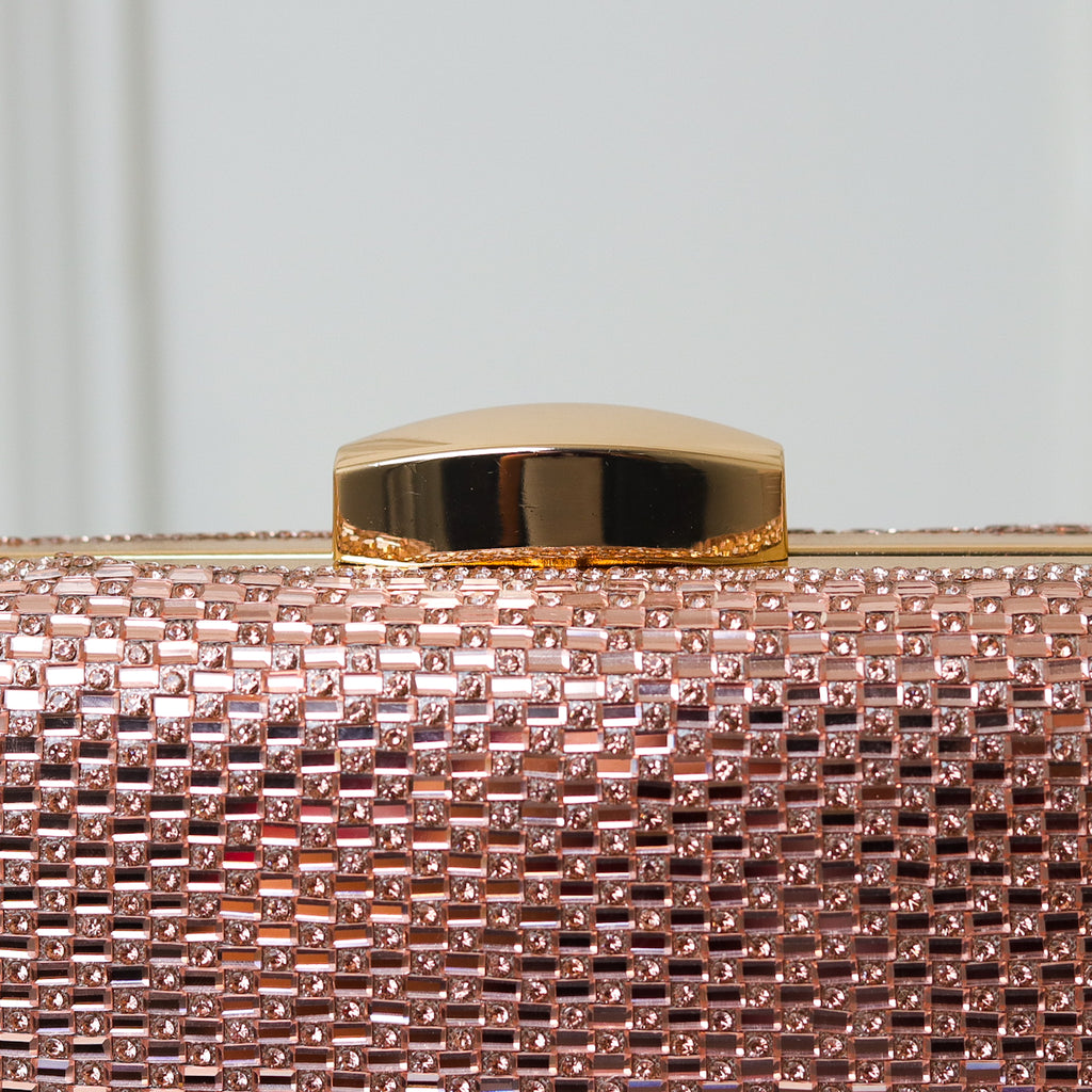 CLUTCH BRILHO STRASS RETANGULAR