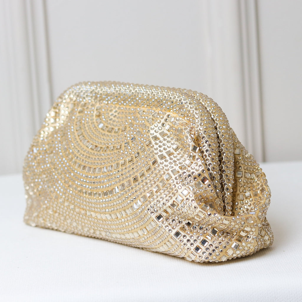CLUTCH BOLSA STRASS BRILHO FECHO PRESSÃO