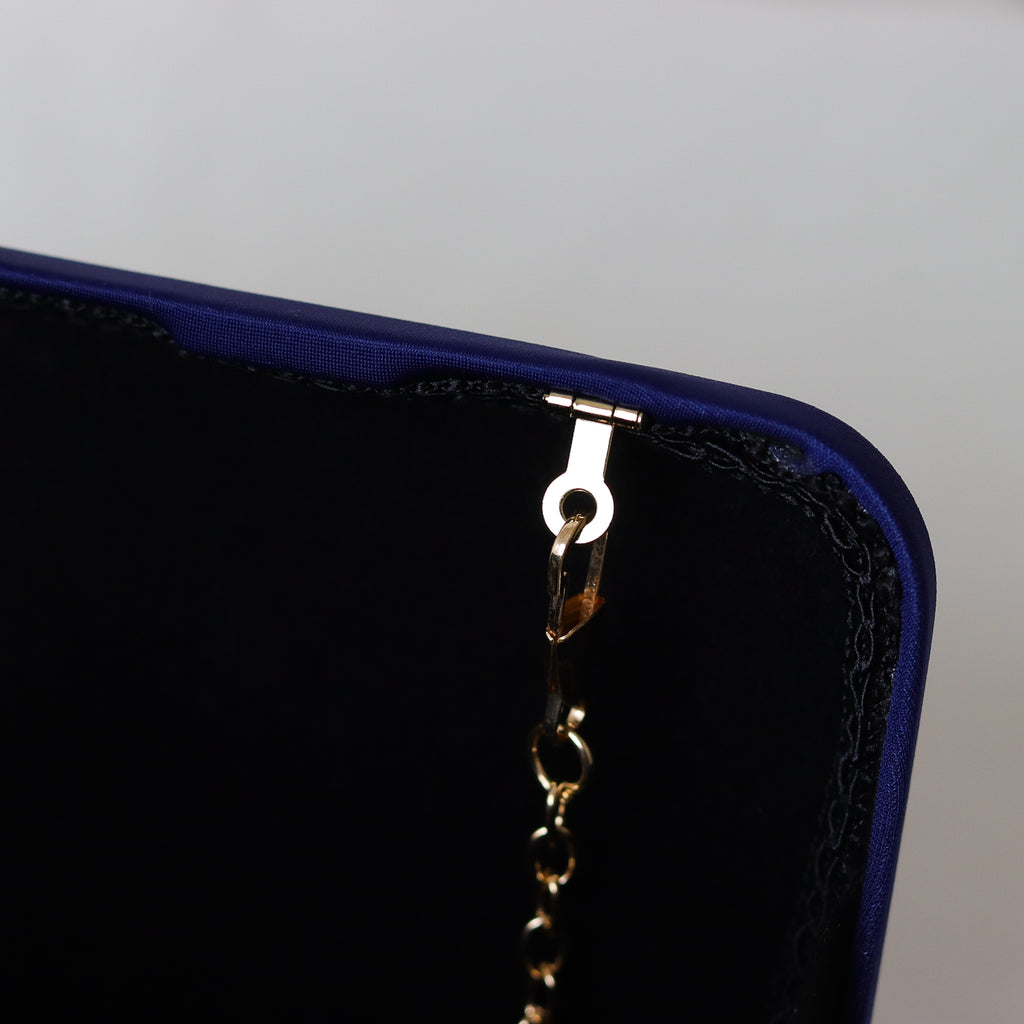 CLUTCH LISA TECIDO FORMATO RETANGULAR FECHO ESFERA DUPLA