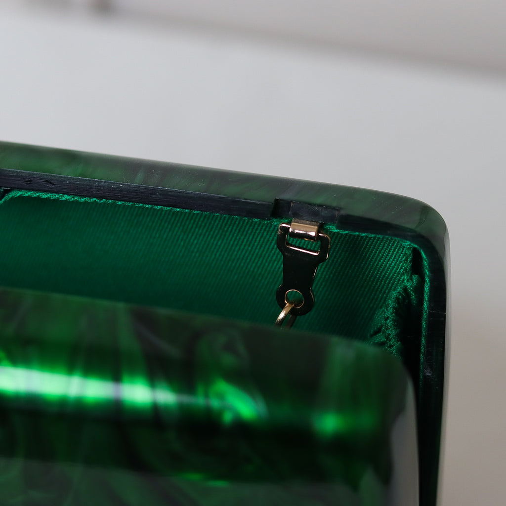 CLUTCH MADREPÉROLA ACRÍLICO IMITAÇÃO FORMATO RETANGULAR