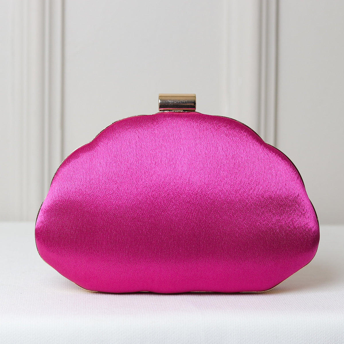 KIT FESTA: CLUTCH ROSA + BRINCO FESTA ROSA