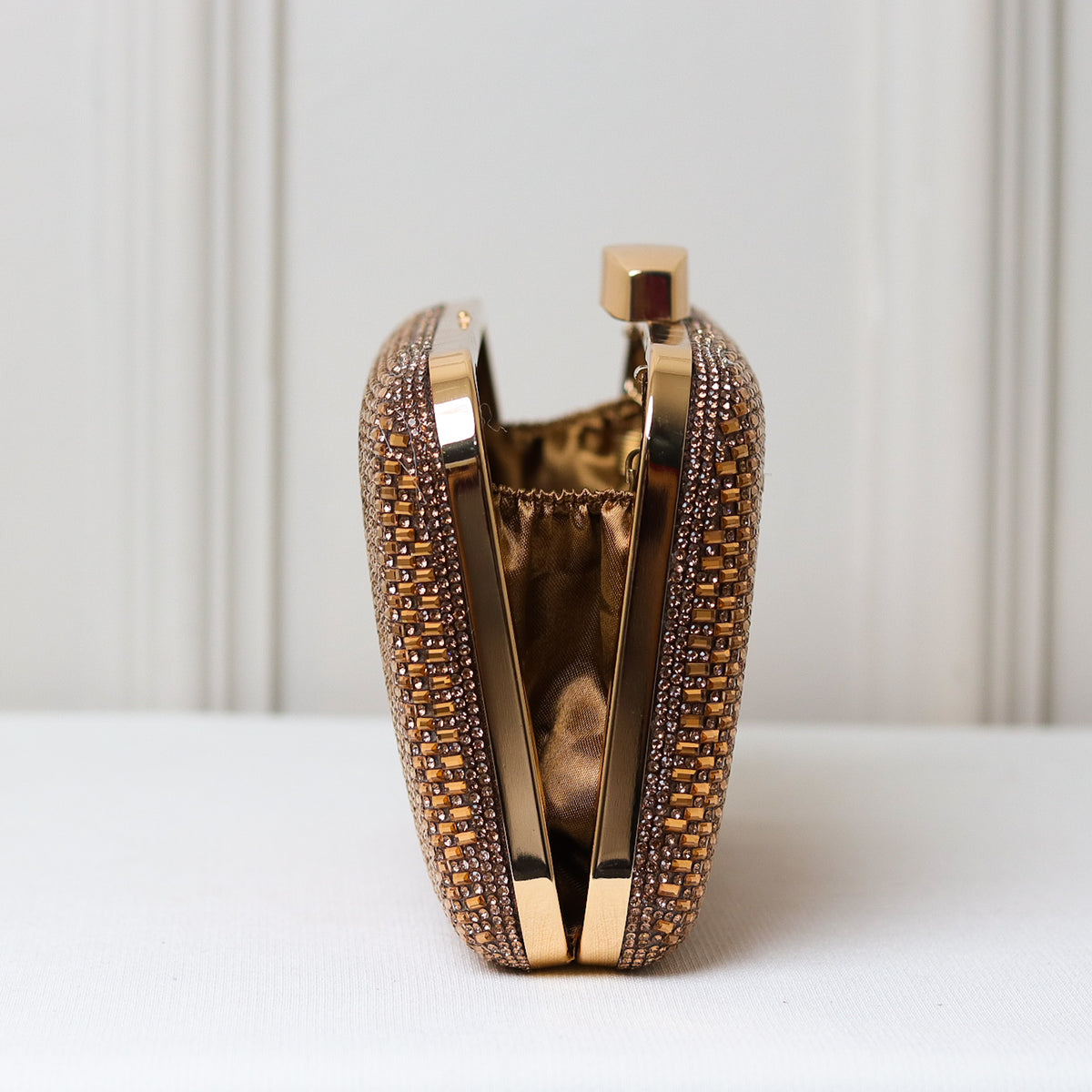 CLUTCH BRILHO STRASS RETANGULAR