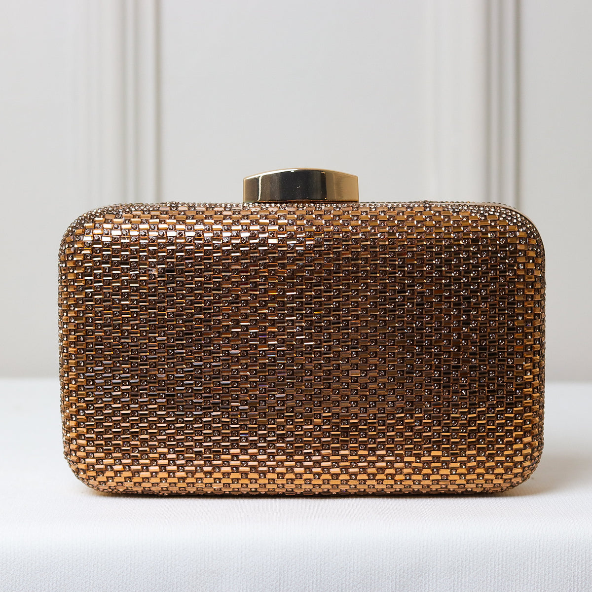 CLUTCH BRILHO STRASS RETANGULAR