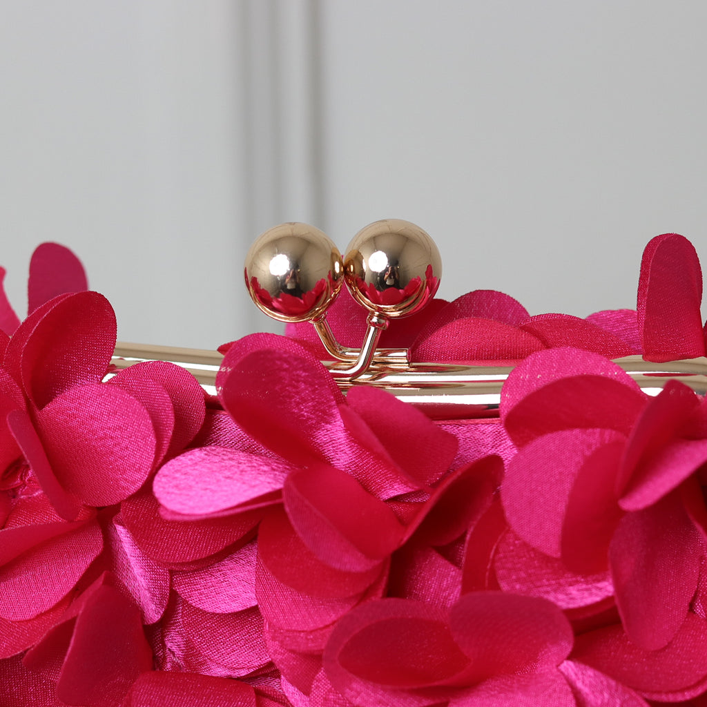 KIT FESTA: CLUTCH PÉTALA ROSA + BRINCO FESTA ROSA