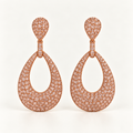 BRINCO FESTA ROSÉ CRAVEJADO GOTA VAZADO