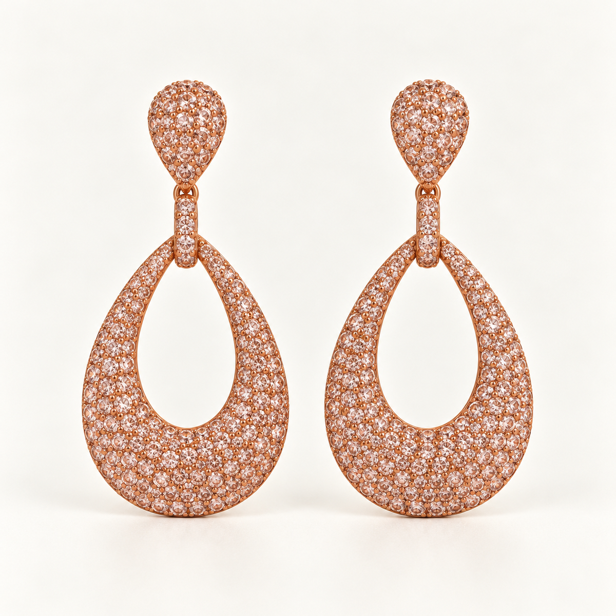 BRINCO FESTA ROSÉ CRAVEJADO GOTA VAZADO