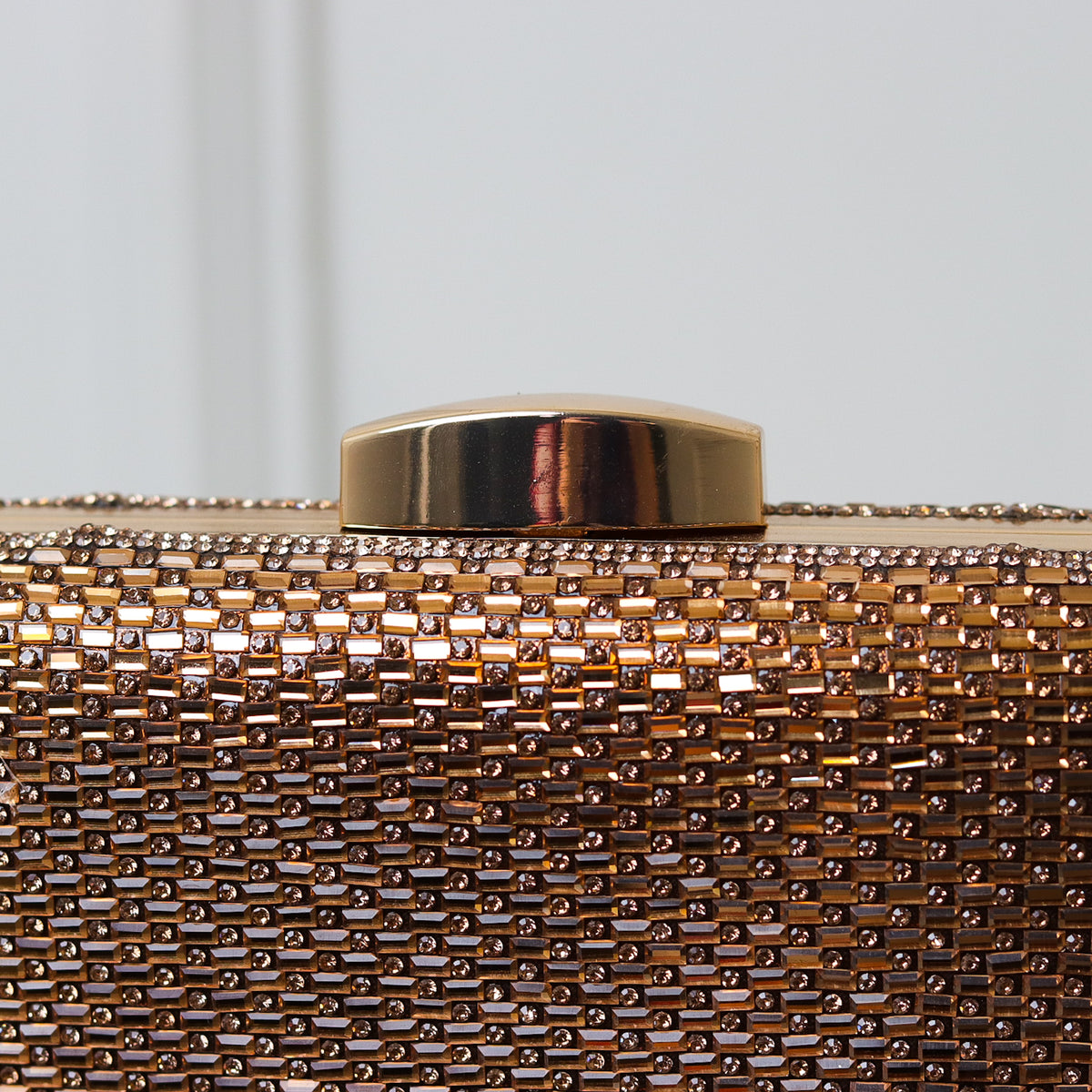 CLUTCH BRILHO STRASS RETANGULAR