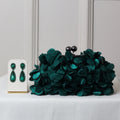 KIT FESTA: CLUTCH PÉTALA VERDE + BRINCO FESTA GOTA VERDE