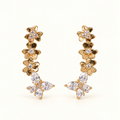 BRINCO EAR CUFF CRAVEJADO BORBOLETA