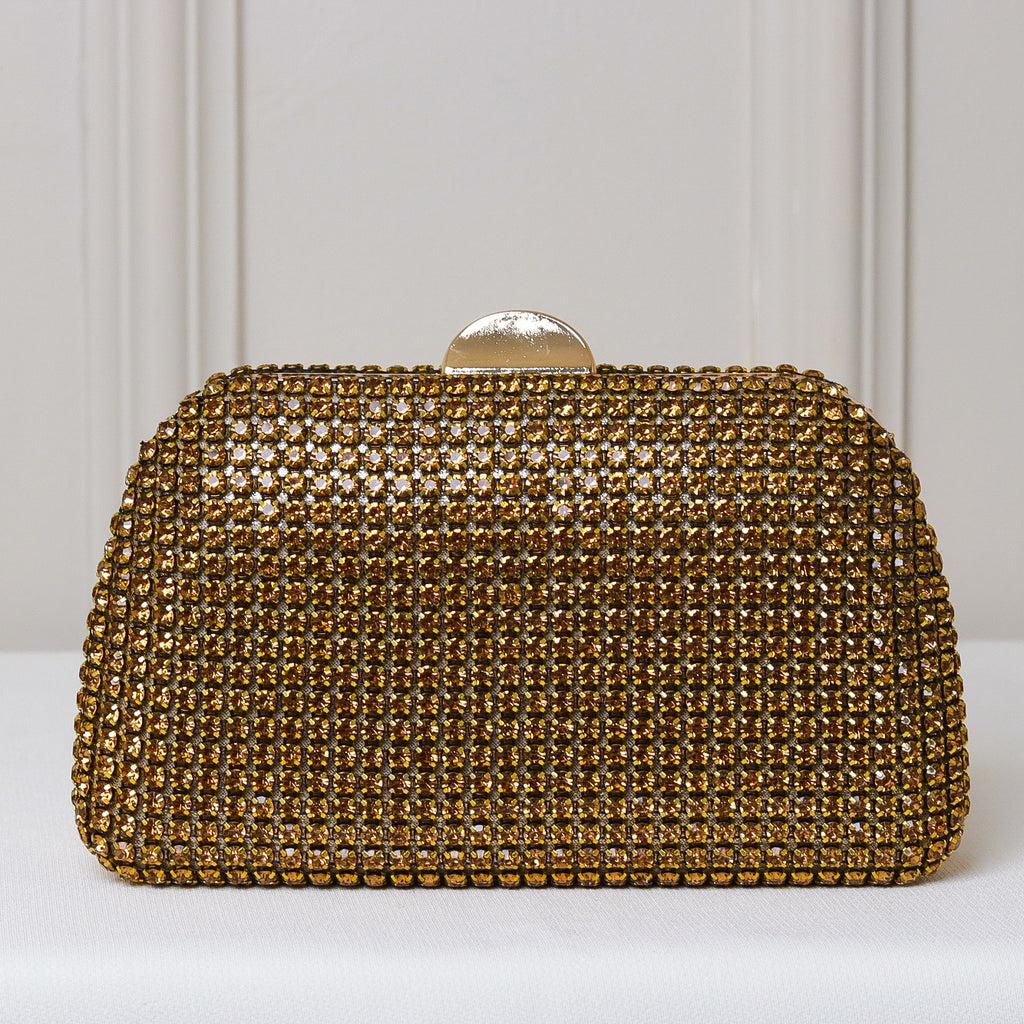 CLUTCH ONIX/PRETO/DOURADA/PRATA/BRONZE BRILHO TEXTURA STRASS FUNDO BRILHO FORMATO OVAL FECHO RETO