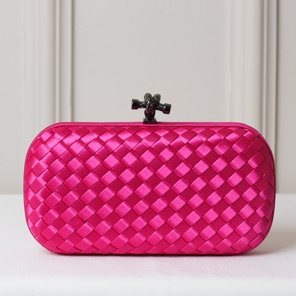 CLUTCH RETANGULAR TECIDO XADREZ FECHO NÓ