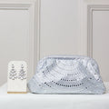 KIT FESTA: CLUTCH BRILHO PRATA + BRINCO FESTA PRATA